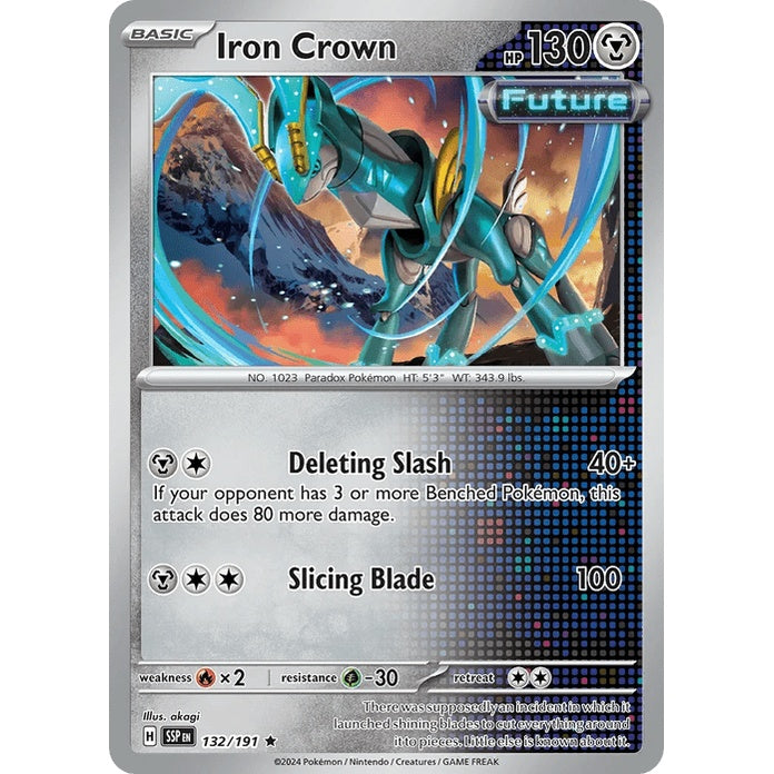 Iron Crown - Surging Sparks (Rare) [SSP-132] English / Near Mint / Normal