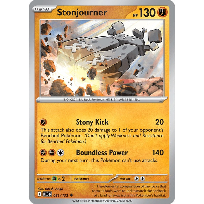 Stonjourner - Mega Evolution (Uncommon) [MEG-81] English / Near Mint / Normal