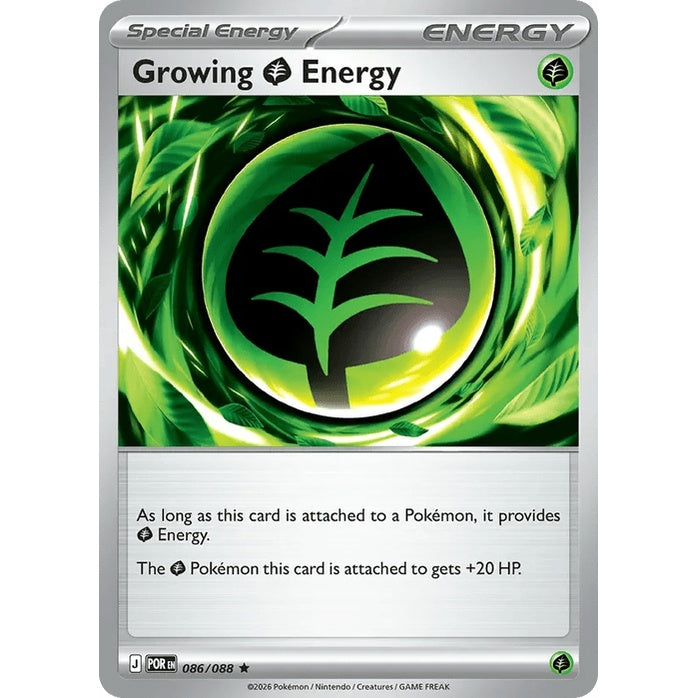 Growing Grass Energy - Perfect Order (Rare) [POR-86] English / Near Mint / Normal