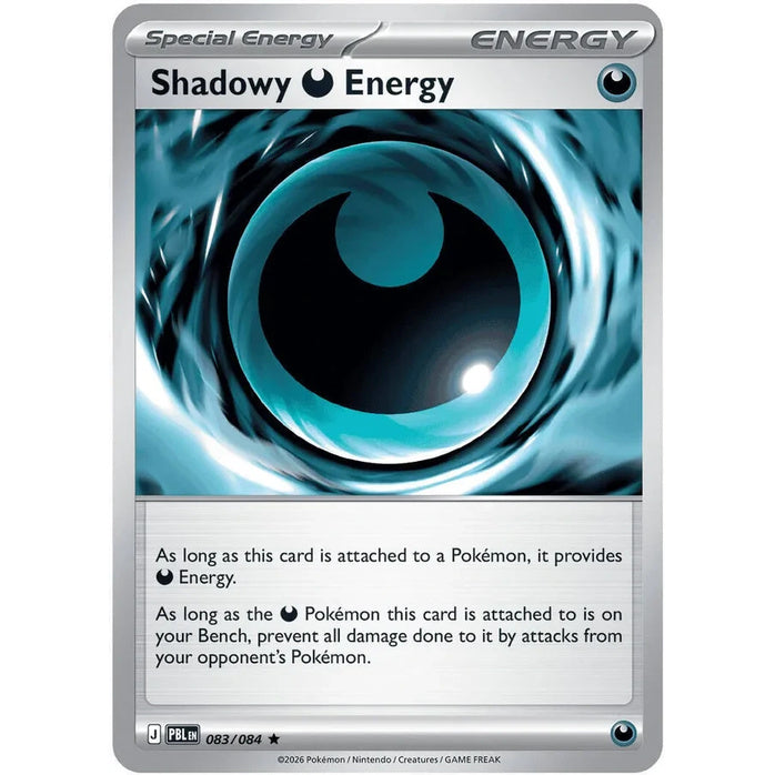 Shadowy Darkness Energy - Pitch Black (Rare) [PBL-83] English / Near Mint / Normal