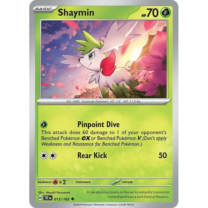 Shaymin - Temporal Forces (Uncommon) [TEF-13] English / Near Mint / Normal