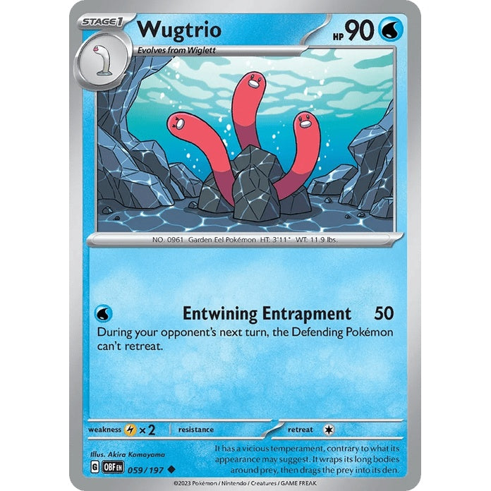 Wugtrio - Obsidian Flames (Uncommon) [OBF-59] English / Near Mint / Normal
