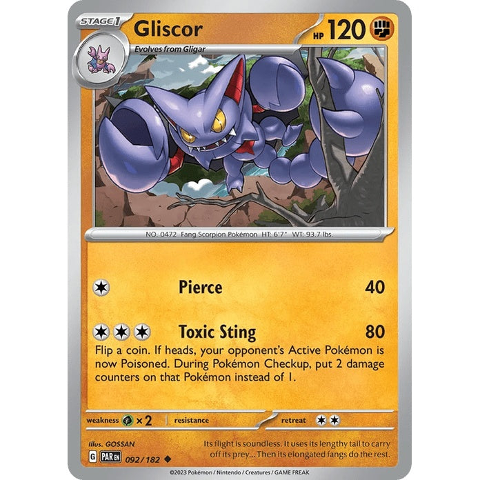 Gliscor - Paradox Rift (Uncommon) [PAR-92] English / Near Mint / Normal