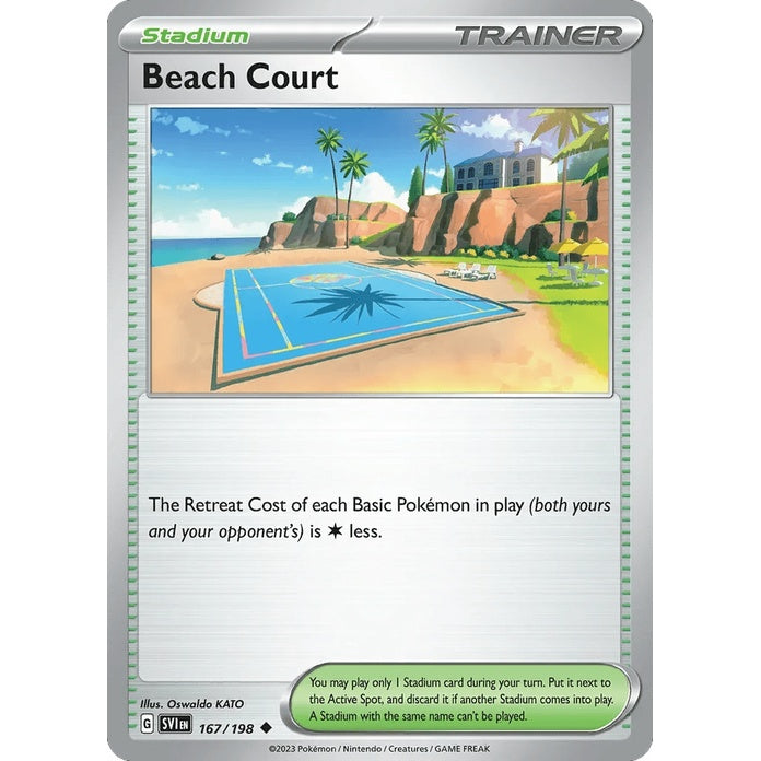 Beach Court - Scarlet & Violet (Uncommon) [SVI-167] English / Near Mint / Normal