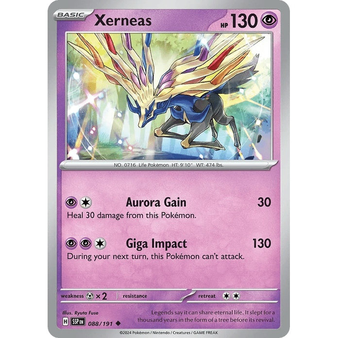 Xerneas - Surging Sparks (Uncommon) [SSP-88] English / Near Mint / Normal