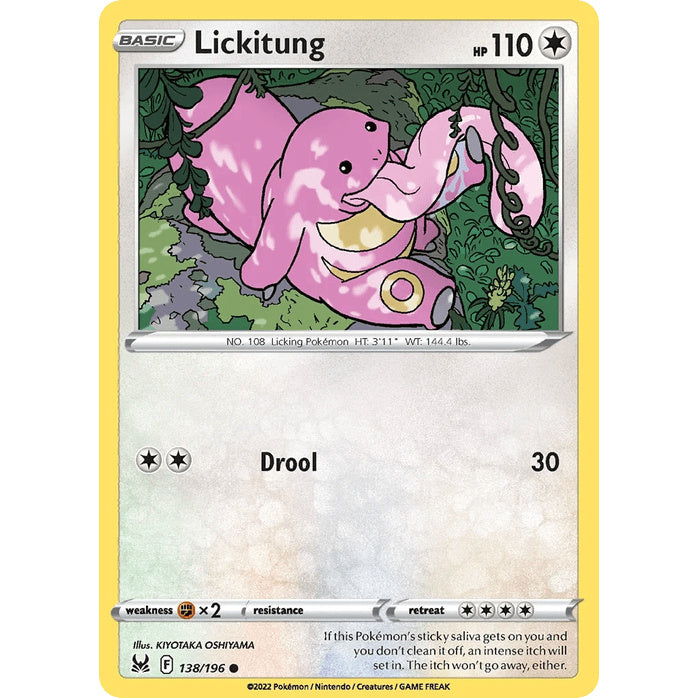 Lickitung - Lost Origin (Common) [LOR-138] English / Near Mint / Normal