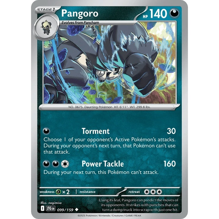 Pangoro - Journey Together (Uncommon) [JTG-99] English / Near Mint / Normal