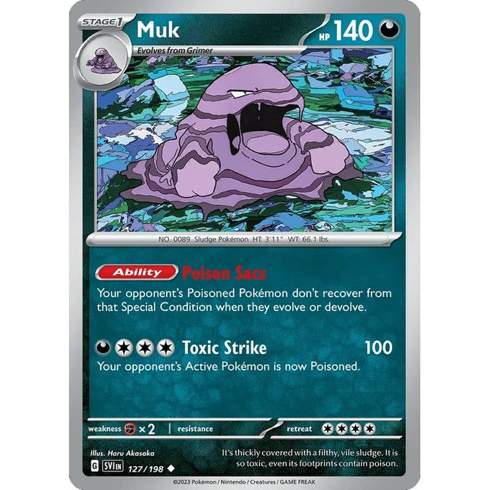 Muk - Scarlet & Violet (Uncommon) [SVI-127] English / Near Mint / Normal