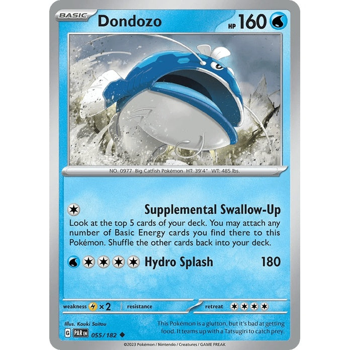 Dondozo - Paradox Rift (Uncommon) [PAR-55] English / Near Mint / Normal