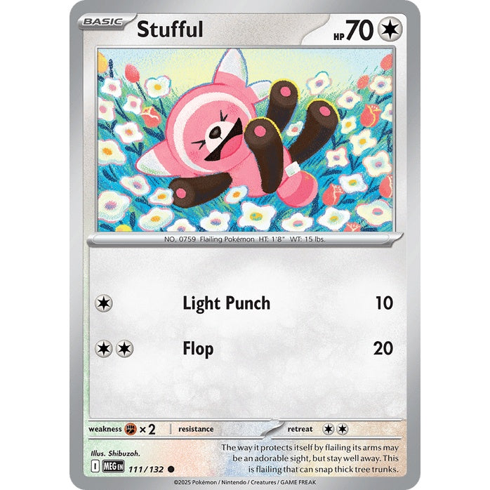 Stufful - Mega Evolution (Common) [MEG-111] English / Near Mint / Normal