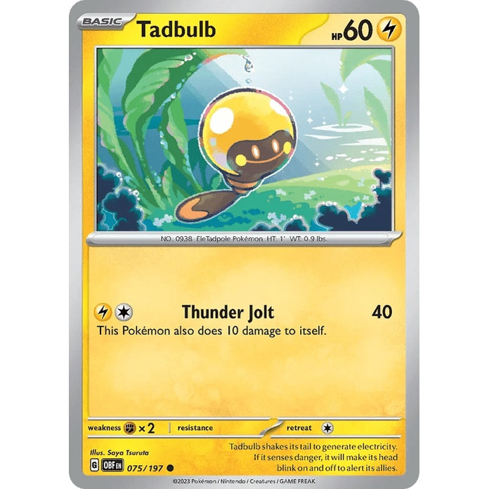 Tadbulb - Obsidian Flames (Common) [OBF-75] English / Near Mint / Normal