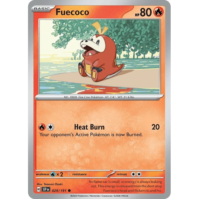 Fuecoco - Surging Sparks (Common) [SSP-29] English / Near Mint / Normal