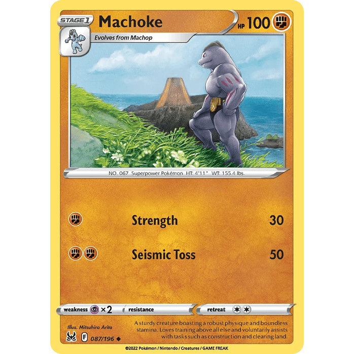 Machoke - Lost Origin (Uncommon) [LOR-87] English / Near Mint / Normal
