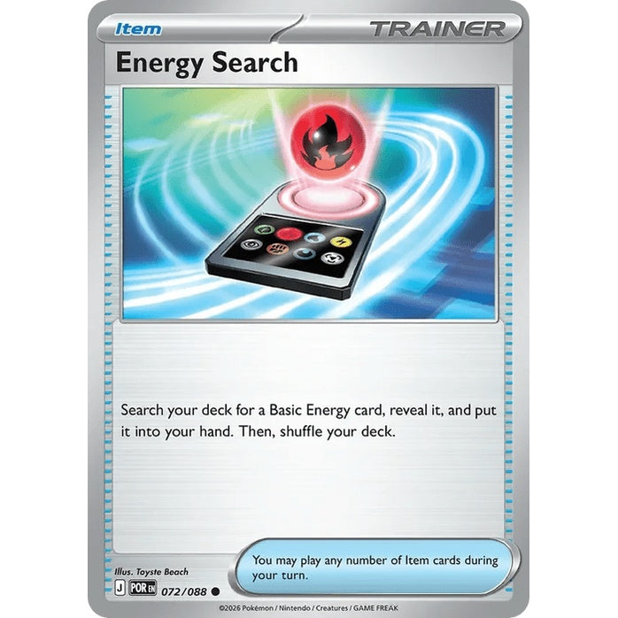 Energy Search - Perfect Order (Common) [POR-72] English / Near Mint / Normal