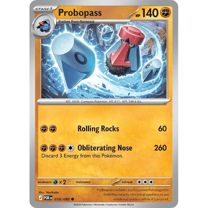 Probopass - Perfect Order (Common) [POR-38] English / Near Mint / Normal