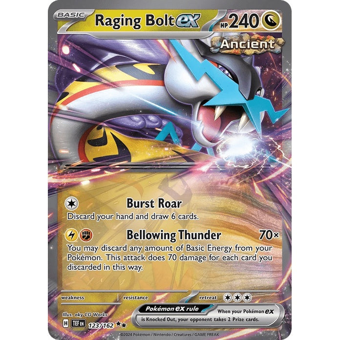 Raging Bolt ex - Temporal Forces (Double Rare) [TEF-123] English / Near Mint / Normal