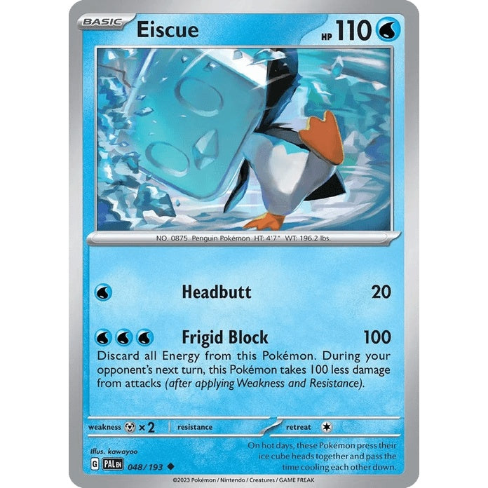 Eiscue - Paldea Evolved (Uncommon) [PAL-48] English / Near Mint / Normal