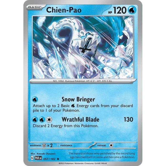 Chien-Pao - Paradox Rift (Rare) [PAR-57] English / Near Mint / Normal
