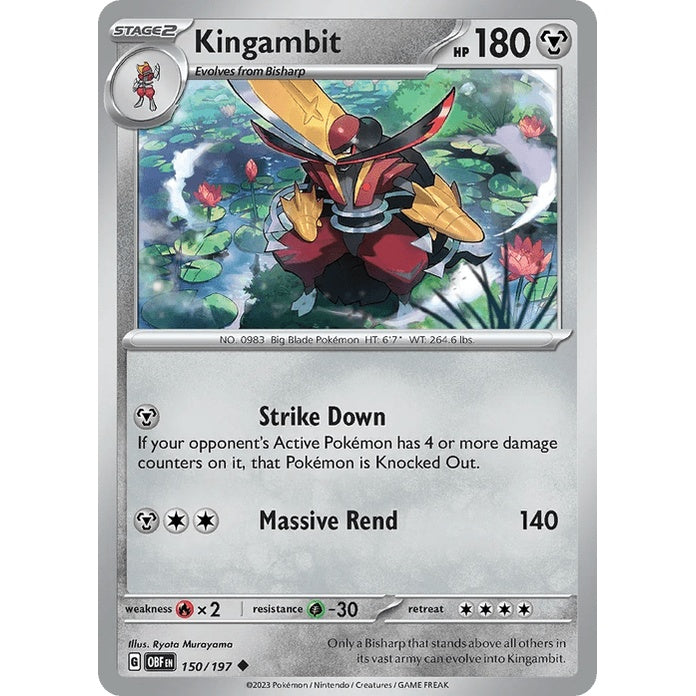 Kingambit - Obsidian Flames (Uncommon) [OBF-150] English / Near Mint / Normal