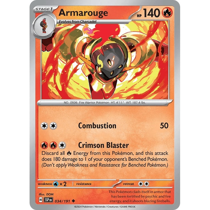 Armarouge - Surging Sparks (Uncommon) [SSP-34] English / Near Mint / Normal