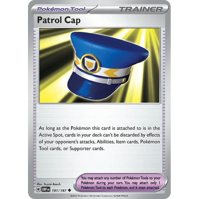 Patrol Cap - Obsidian Flames (Uncommon) [OBF-191] English / Near Mint / Normal