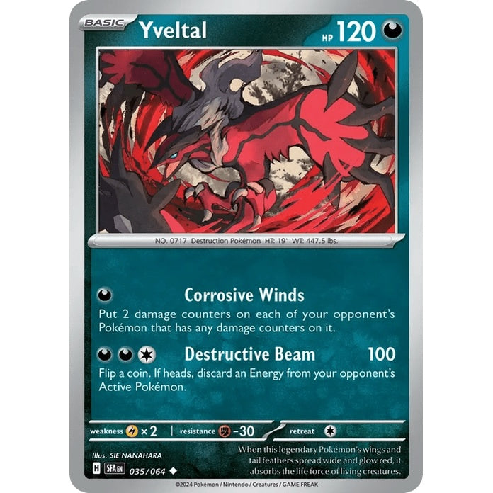 Yveltal - Shrouded Fable (Uncommon) [SFA-35] English / Near Mint / Normal