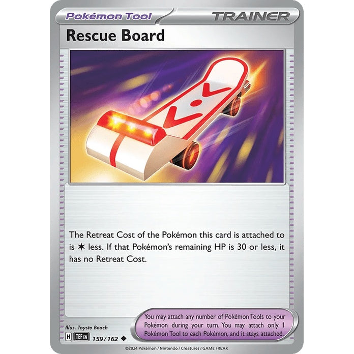 Rescue Board - Temporal Forces (Uncommon) [TEF-159] English / Near Mint / Normal