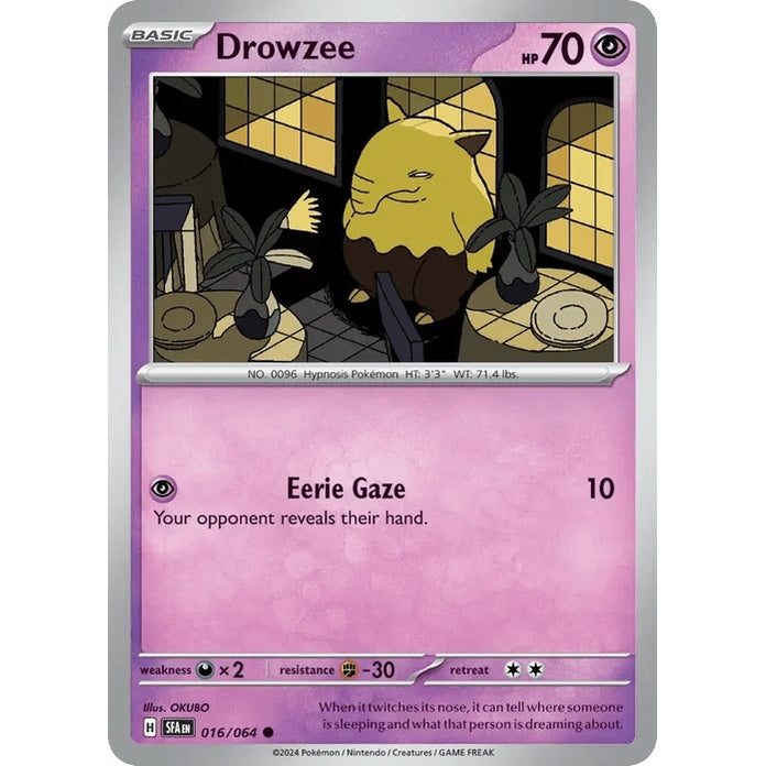 Drowzee - Shrouded Fable (Common) [SFA-16] English / Near Mint / Normal