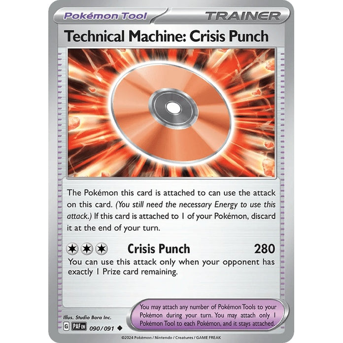 Technical Machine: Crisis Punch - Paldean Fates (Uncommon) [PAF-90] English / Near Mint / Normal