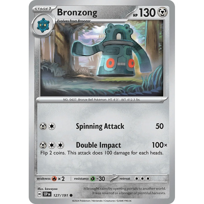 Bronzong - Surging Sparks (Common) [SSP-127] English / Near Mint / Normal