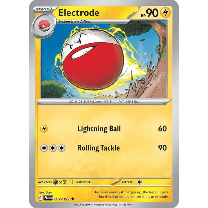 Electrode - Paldea Evolved (Uncommon) [PAL-67] English / Near Mint / Normal