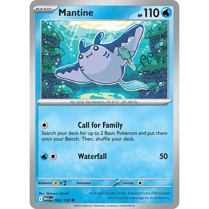 Mantine - Mega Evolution (Common) [MEG-32] English / Near Mint / Normal