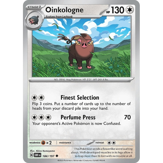 Oinkologne - Obsidian Flames (Uncommon) [OBF-184] English / Near Mint / Normal