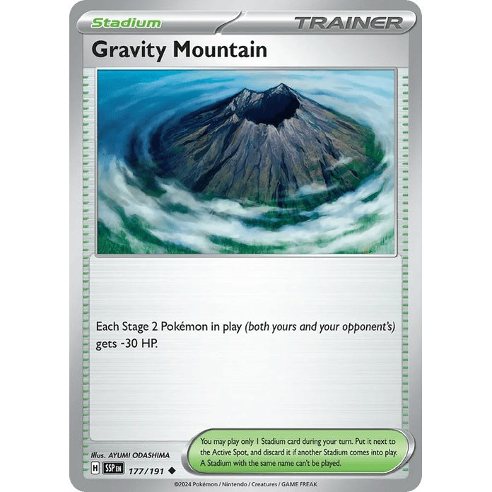 Gravity Mountain - Surging Sparks (Uncommon) [SSP-177] English / Near Mint / Normal