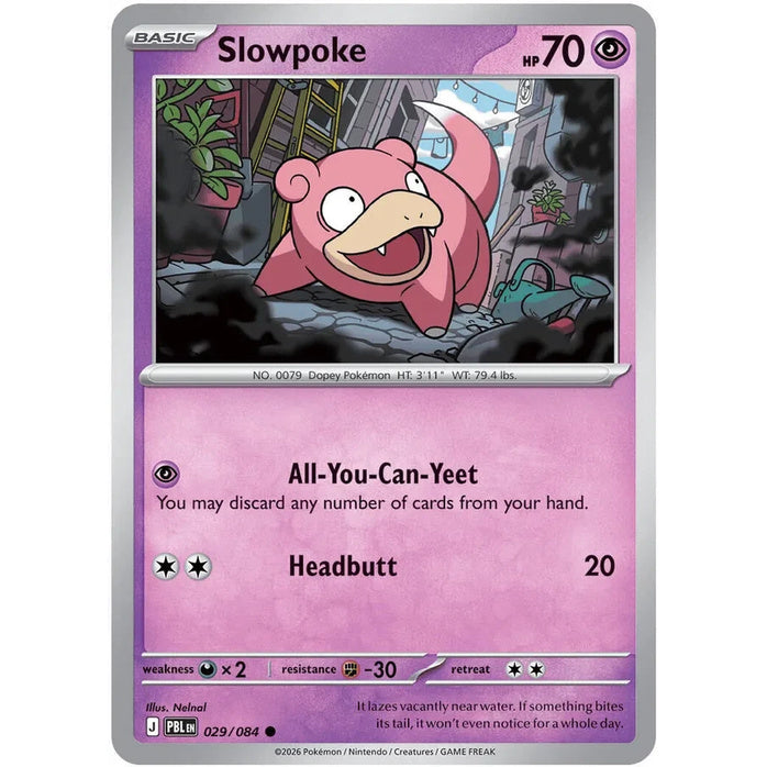 Slowpoke - Pitch Black (Common) [PBL-29] English / Near Mint / Normal