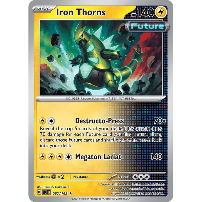 Iron Thorns - Temporal Forces (Rare) [TEF-62] English / Near Mint / Normal