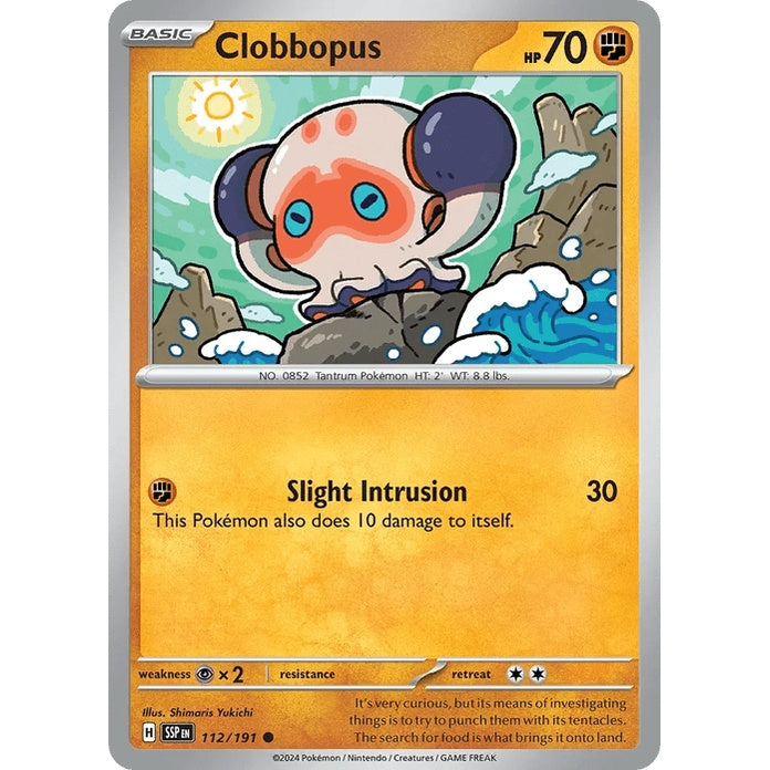 Clobbopus - Surging Sparks (Common) [SSP-112] English / Near Mint / Normal