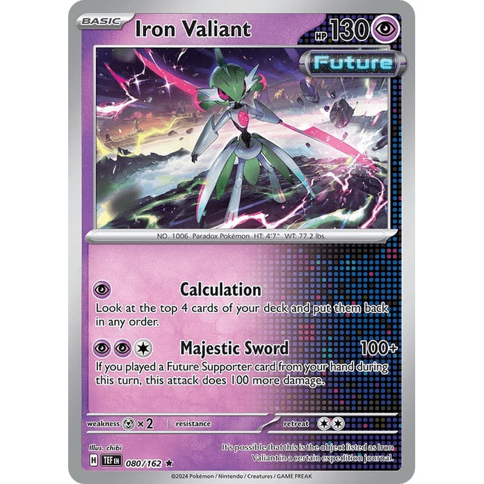 Iron Valiant - Temporal Forces (Rare) [TEF-80] English / Near Mint / Normal