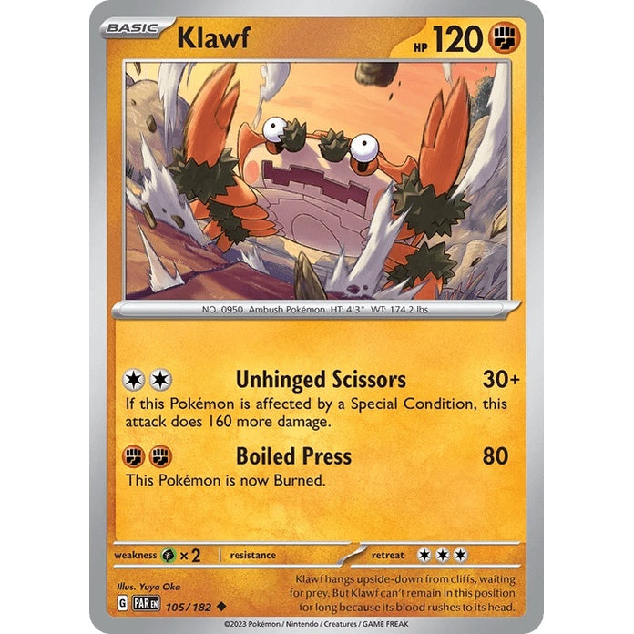 Klawf - Paradox Rift (Uncommon) [PAR-105] English / Near Mint / Normal