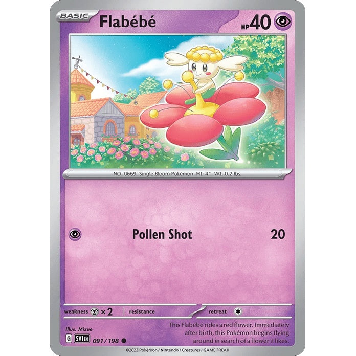 Flabébé - Scarlet & Violet (Common) [SVI-91] English / Near Mint / Normal