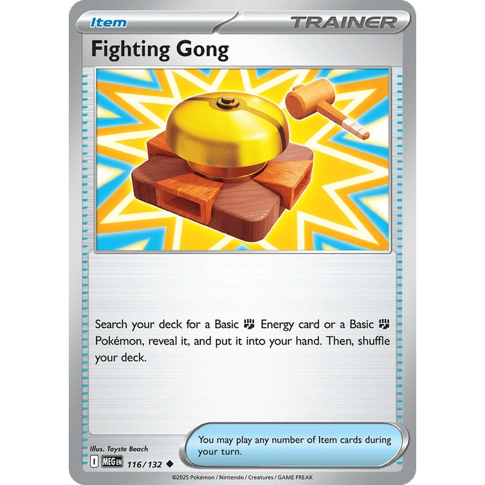 Fighting Gong - Mega Evolution (Uncommon) [MEG-116] English / Near Mint / Normal