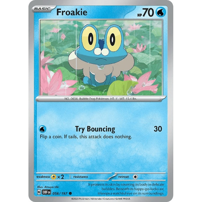 Froakie - Obsidian Flames (Common) [OBF-56] English / Near Mint / Normal
