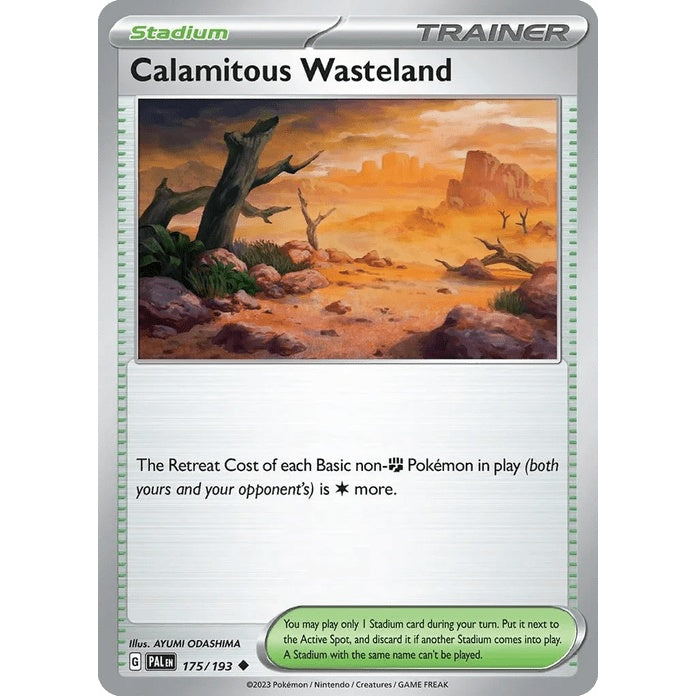 Calamitous Wasteland - Paldea Evolved (Uncommon) [PAL-175] English / Near Mint / Normal