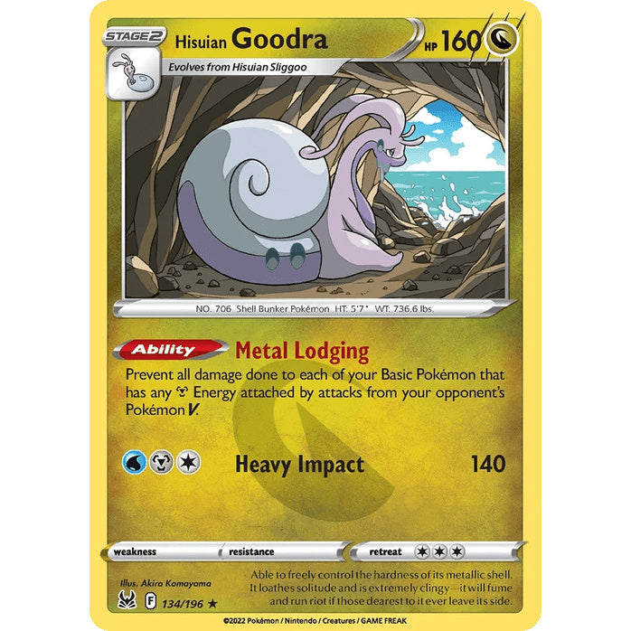 Hisuian Goodra - Lost Origin (Rare Holo) [LOR-134] English / Near Mint / Normal
