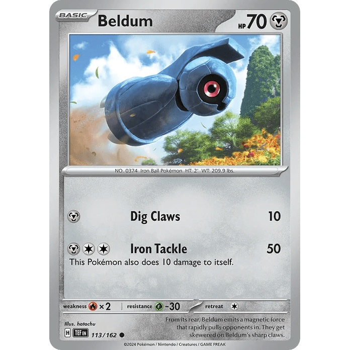 Beldum - Temporal Forces (Common) [TEF-113] English / Near Mint / Normal
