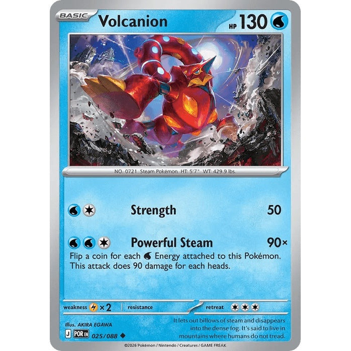 Volcanion - Perfect Order (Uncommon) [POR-25] English / Near Mint / Normal