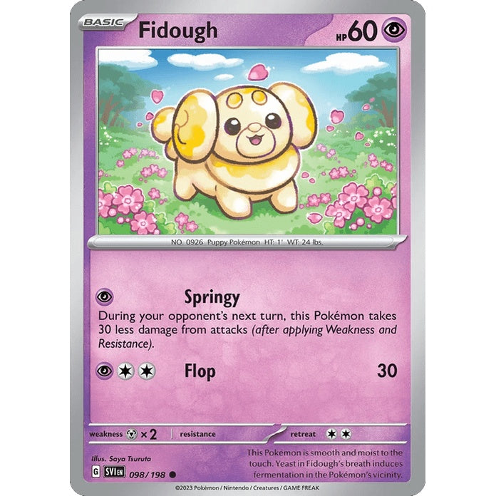 Fidough - Scarlet & Violet (Common) [SVI-98] English / Near Mint / Normal