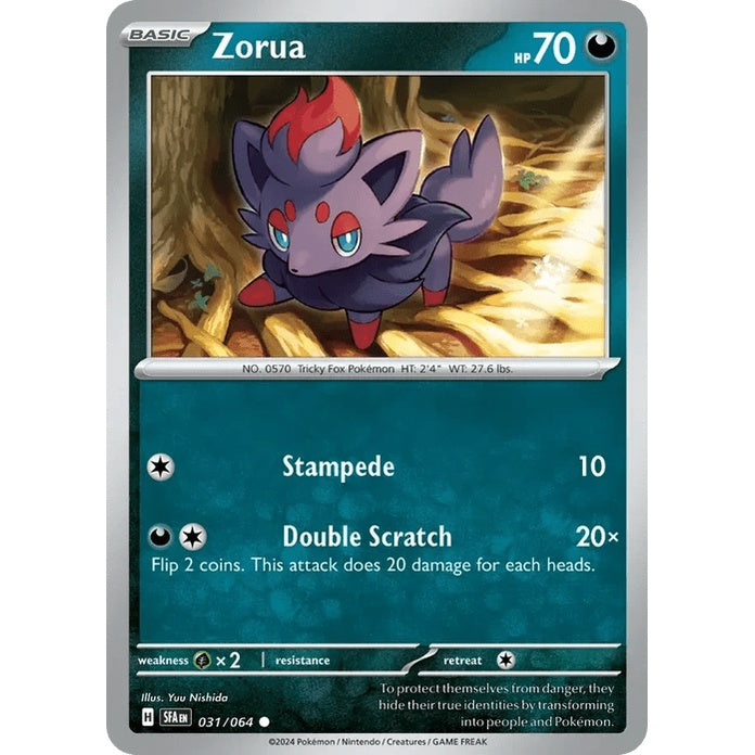 Zorua - Shrouded Fable (Common) [SFA-31] English / Near Mint / Normal