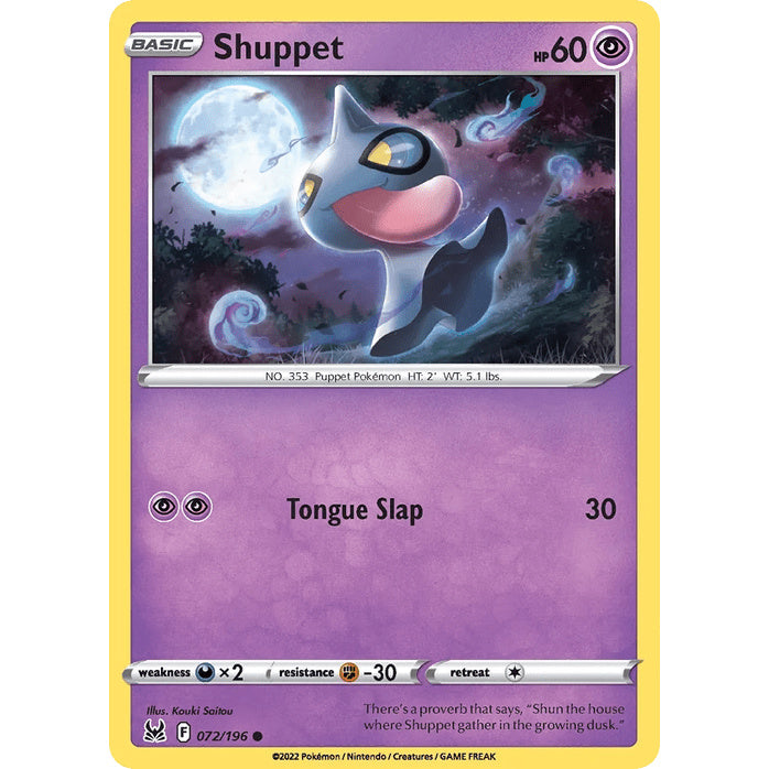 Shuppet - Lost Origin (Common) [LOR-72] English / Near Mint / Normal