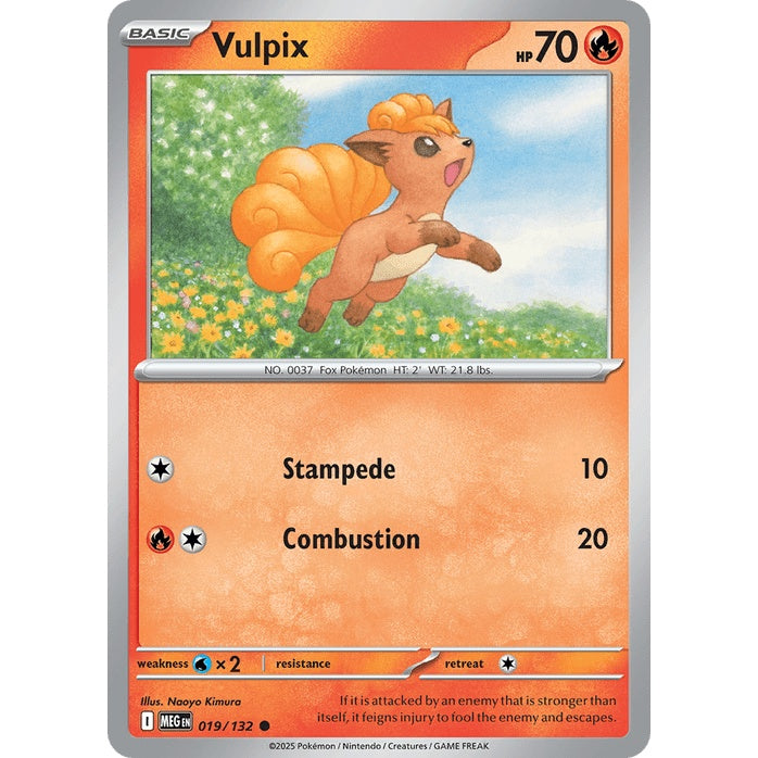 Vulpix - Mega Evolution (Common) [MEG-19] English / Near Mint / Normal